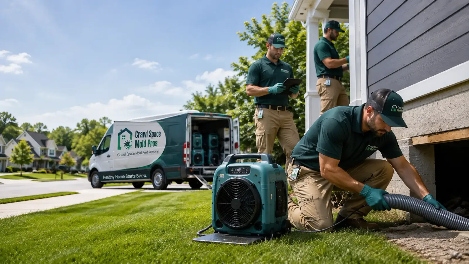 Crawl Space Mold Removal in Bloomville, OH